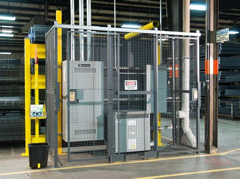 electrical box cages|wire cage post support.